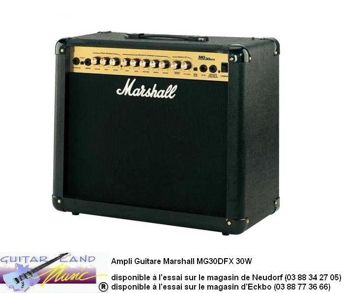 Ampli Guitare Marshall MG30DFX 30W